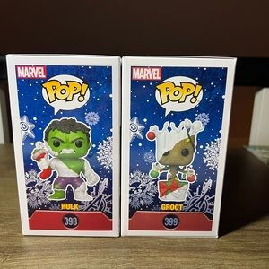 Funko POP Hulk 398 and Groot 399 Bundle